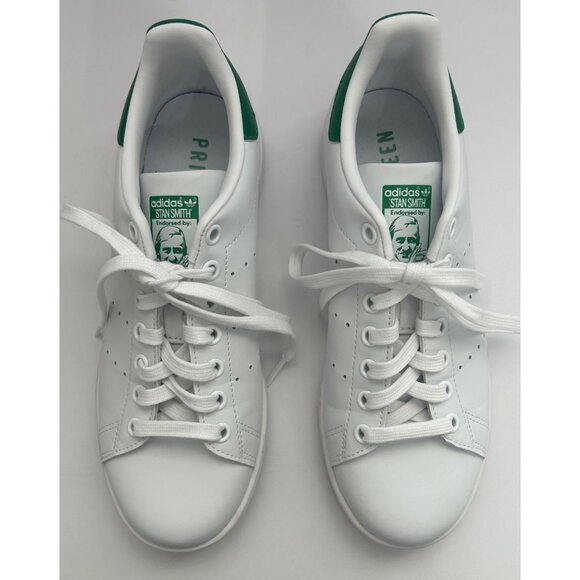 adidas Shoes - Adidas Stan Smith White & Green Classic Sneakers Size 7 1/2 Prime Green Women's